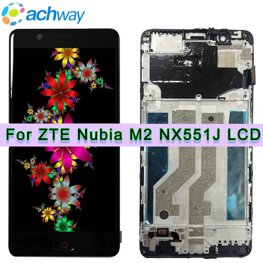 Для zte Nubia M2 NX551J ЖК дисплей + сенсорный экран дигитайзер сборка Замена Инструменты