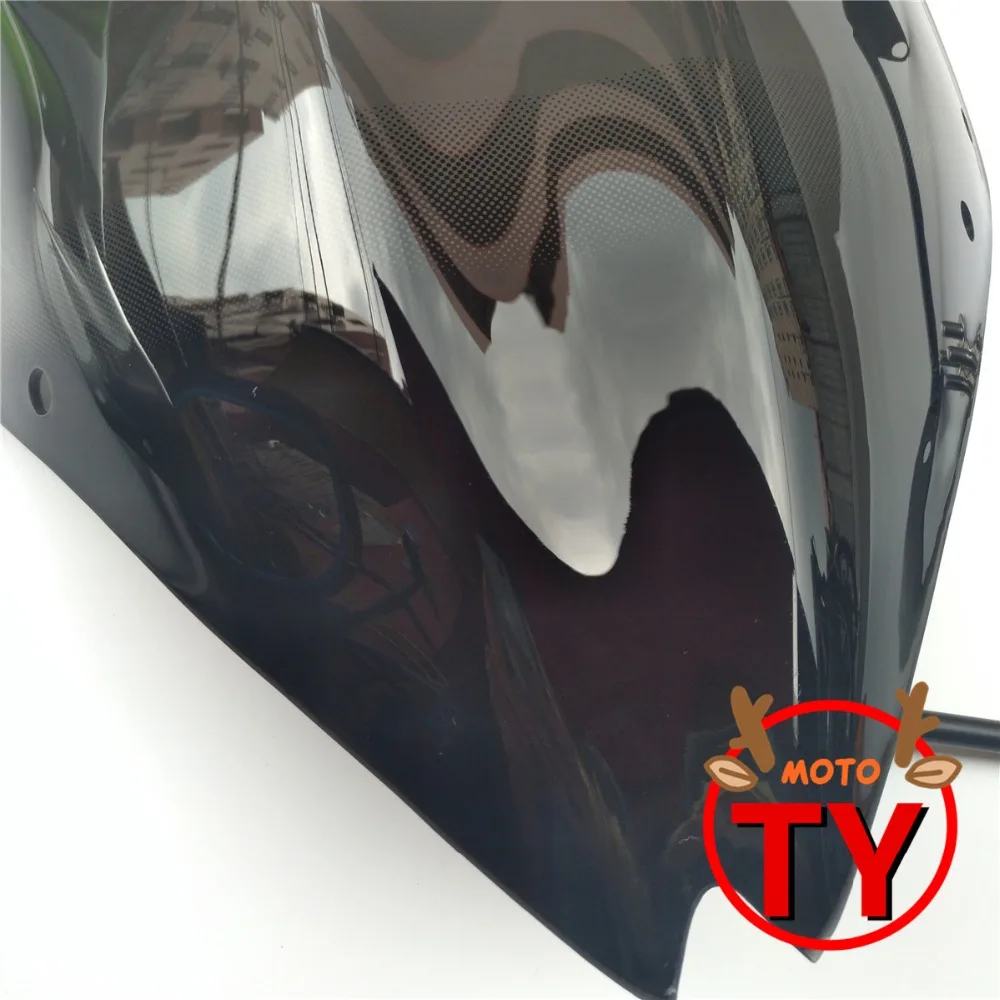 Мотоцикл черный ветровой дефлектор лобовое стекло для Kawasaki Z750 Z750R 2007-2012 прозрачный зеленый оранжевый дым ветровое стекло