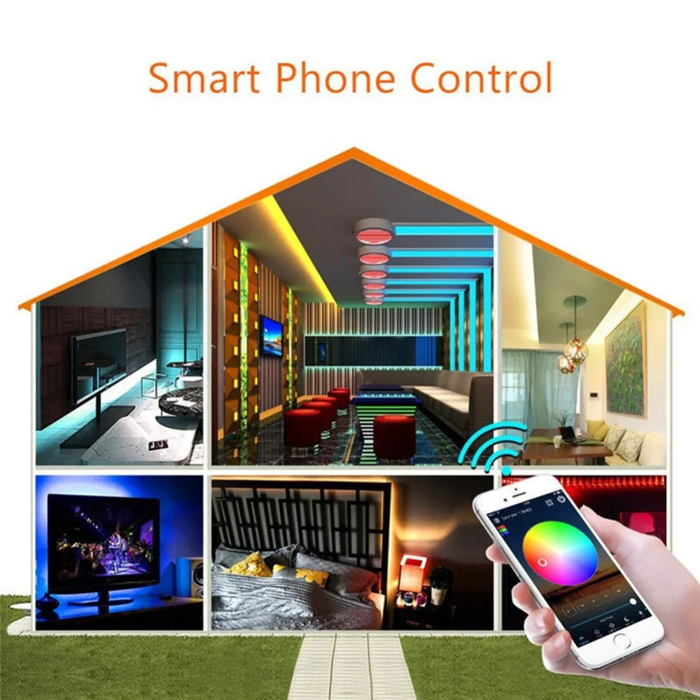 

Creative MINI WIFI RGB LED/RGBW strip controller Music controller By Amazon Google Home Phone WIFI controller for Strip light