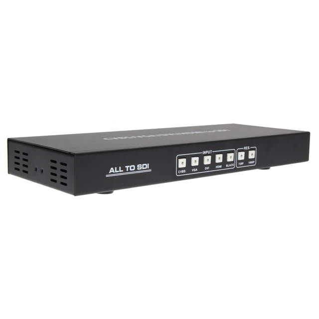 online shop cvbs vga dvi hdmi to sdi converter av singal to 2 port