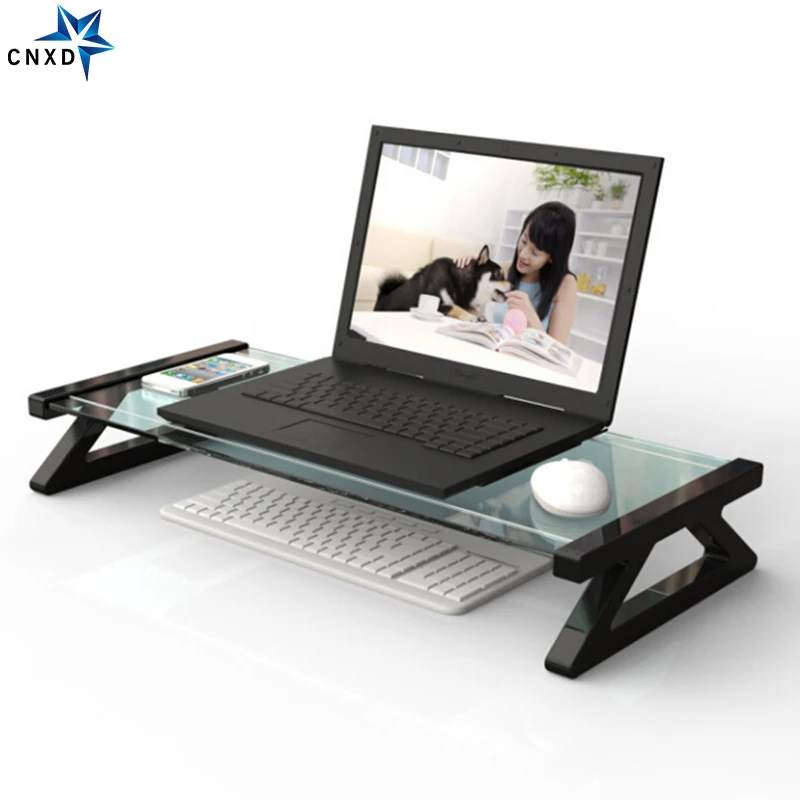 

Desktop Monitor Stand Computer Screen Riser Laptop Stand Non-slip Desk Holder For Notebook TV with USB Hubs