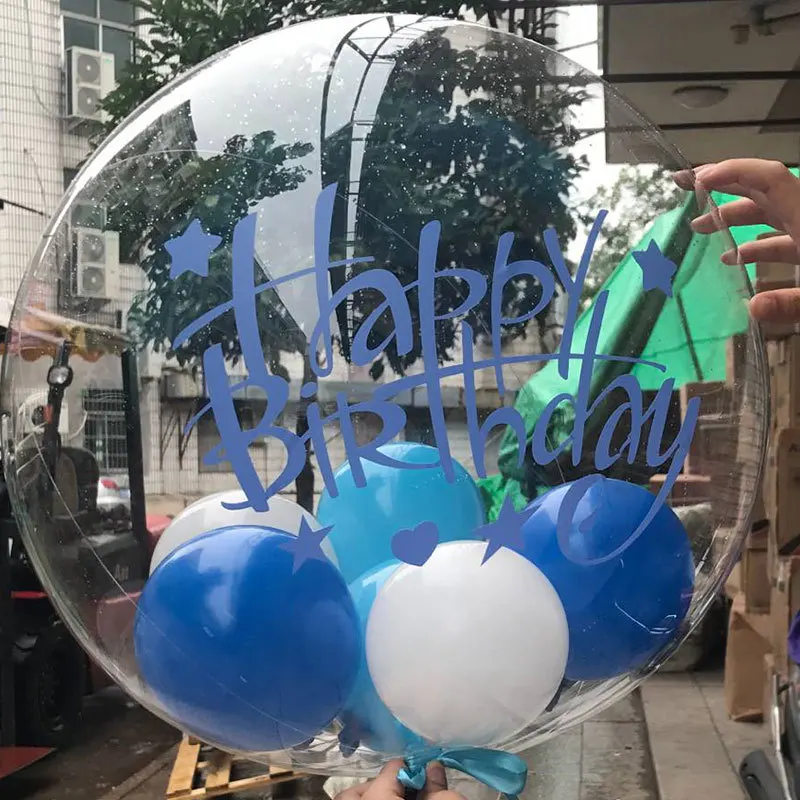 Kuchang 1 шт. воздушный шар настроить мальчик или девочка MR MRS Congrat стикеры "День рождения" Пол раскрыть вечерние аксессуары для декора