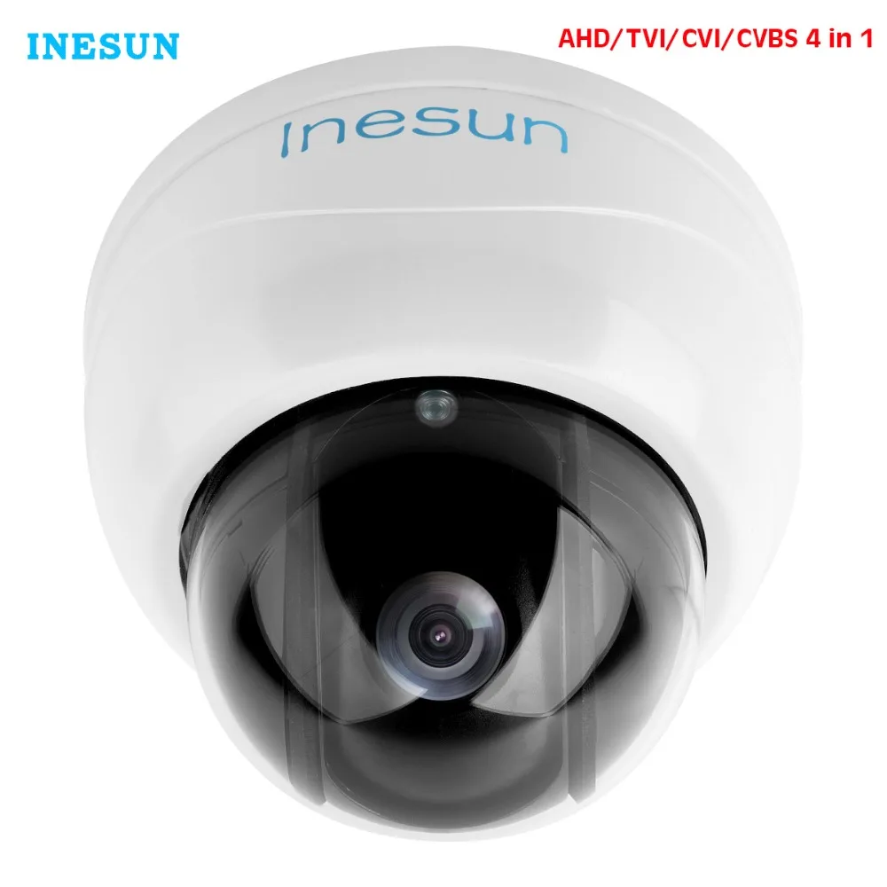Inesun 4 In 1 HD AHD TVI CVI CVBS Video Surveillance Security Camera 2MP 1080P 4x