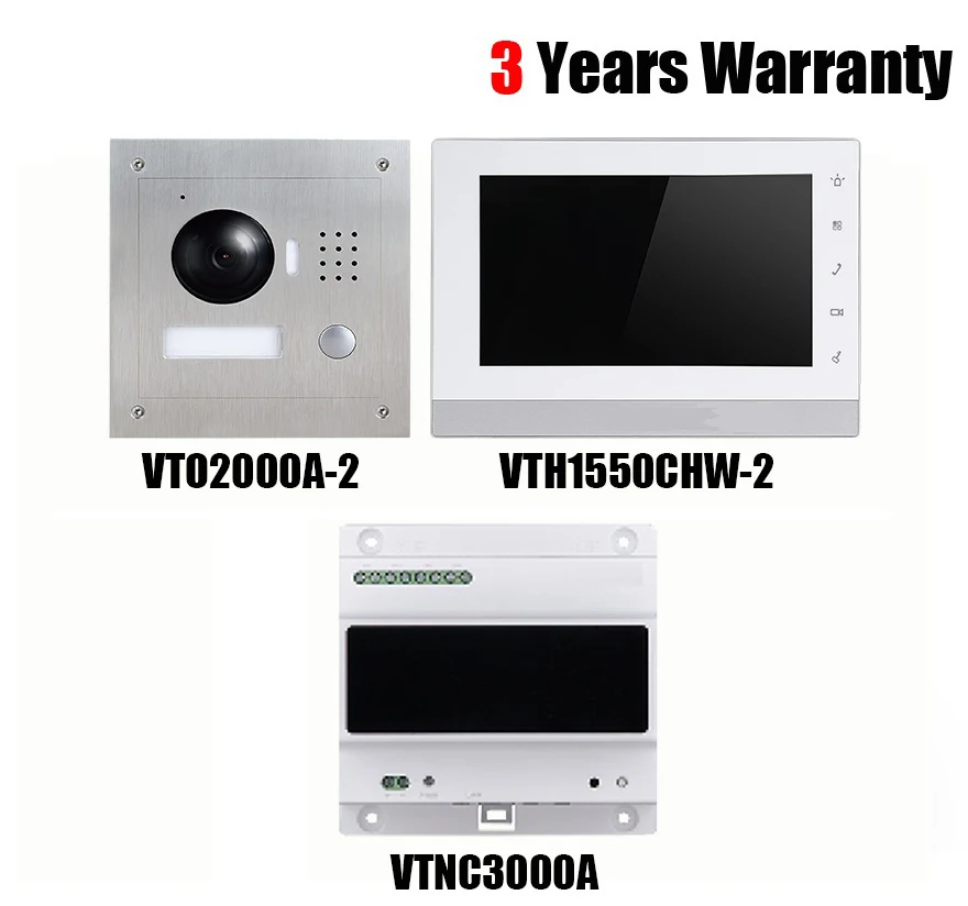 

Original Video Intercom Kits VTO2000A-2 VTH1550CHW-2 VTNC3000A Video Intemcom System