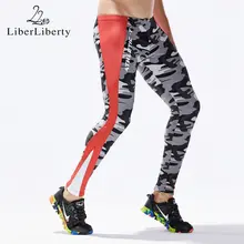 Работает компрессионные колготки Для мужчин баскетбол Леггинсы нейлон Низкая талия Homme Лоскутные Колготки Упругие тренировки Пляжные штаны