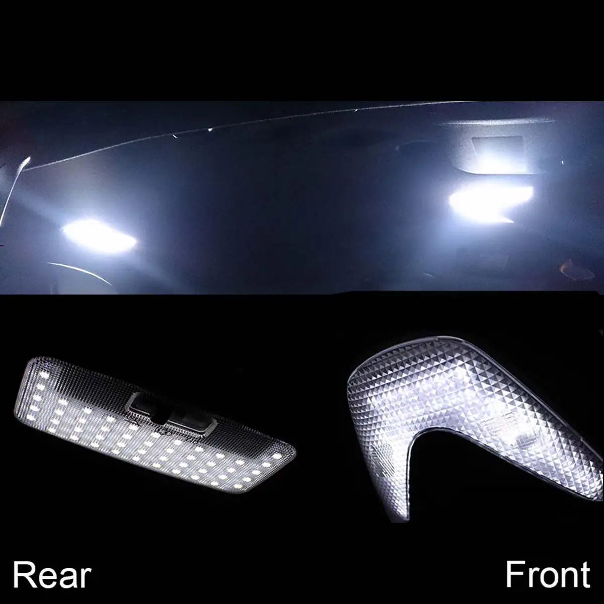 Для Toyota C-HR CHR белый светодиодный светильник для чтения внутри 2835SMD 102 светодиодный s 6000K светодиодный светильник потолочная интерьерная сигнальная лампа наклейка