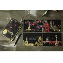 Рисунок «сделай сам» картина царапины окраска многоцветный цветочный узор Открытка Подарок для дома, на открытом воздухе, фестиваль и т. д