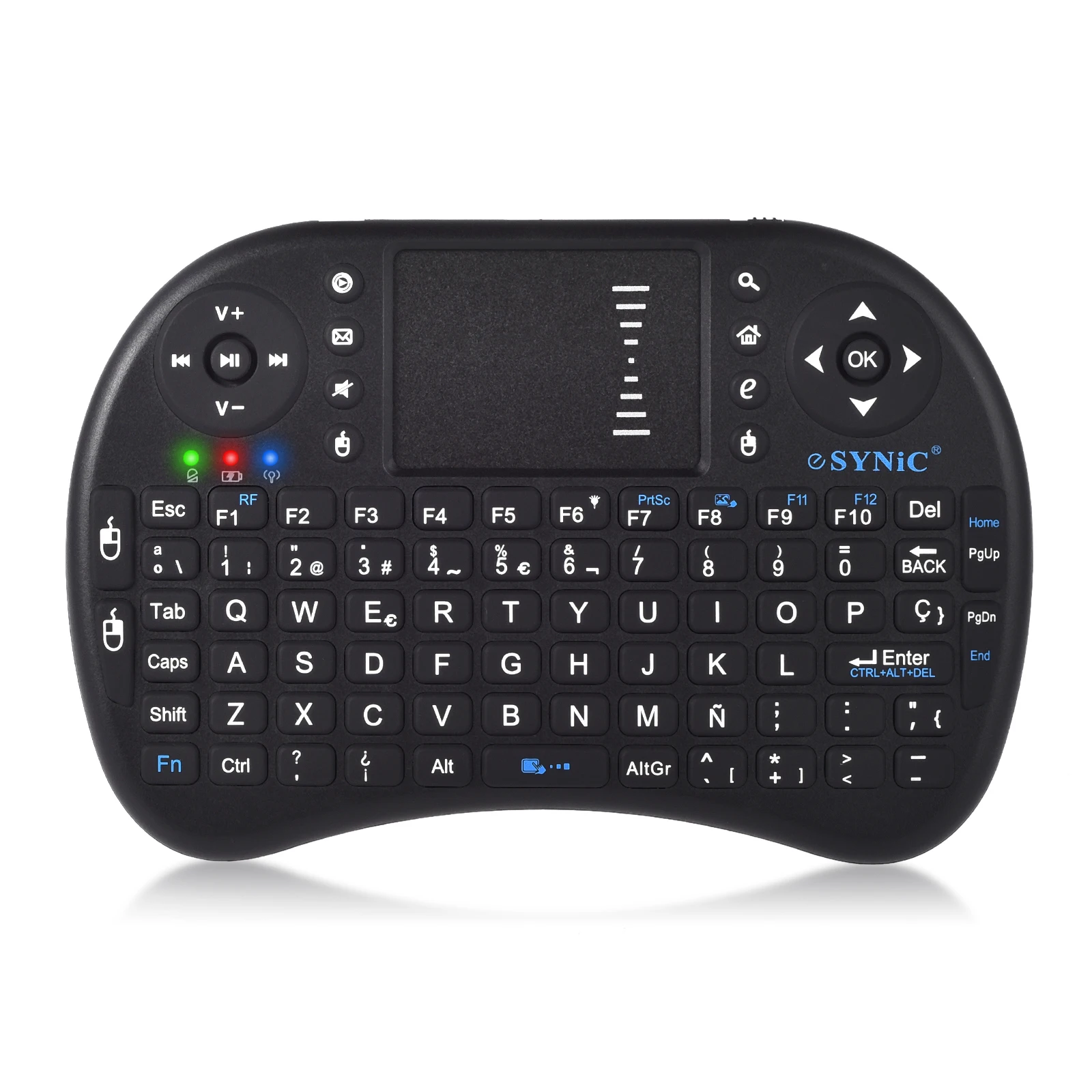 Proster испанская мини клавиатура мышь тачпад для ПК Andriod TV Box Media Fn + F6|Клавиатуры| |