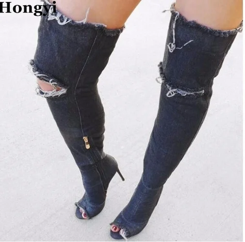 Big Sexy Booties 107 Photos Xhamster Hongyi New fashion sexy open toe woman boots cutouts gladiator boots 2017 high quality denim
