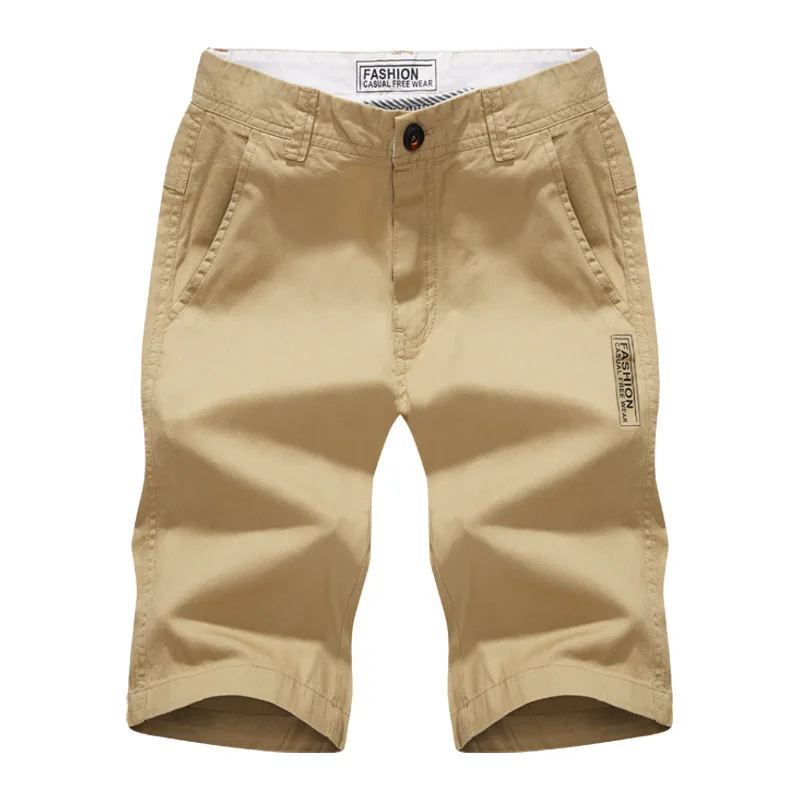 Модные хлопковые шорты мужские с карманами летние прямые шорты хип-хоп до колена Короткие Hombre