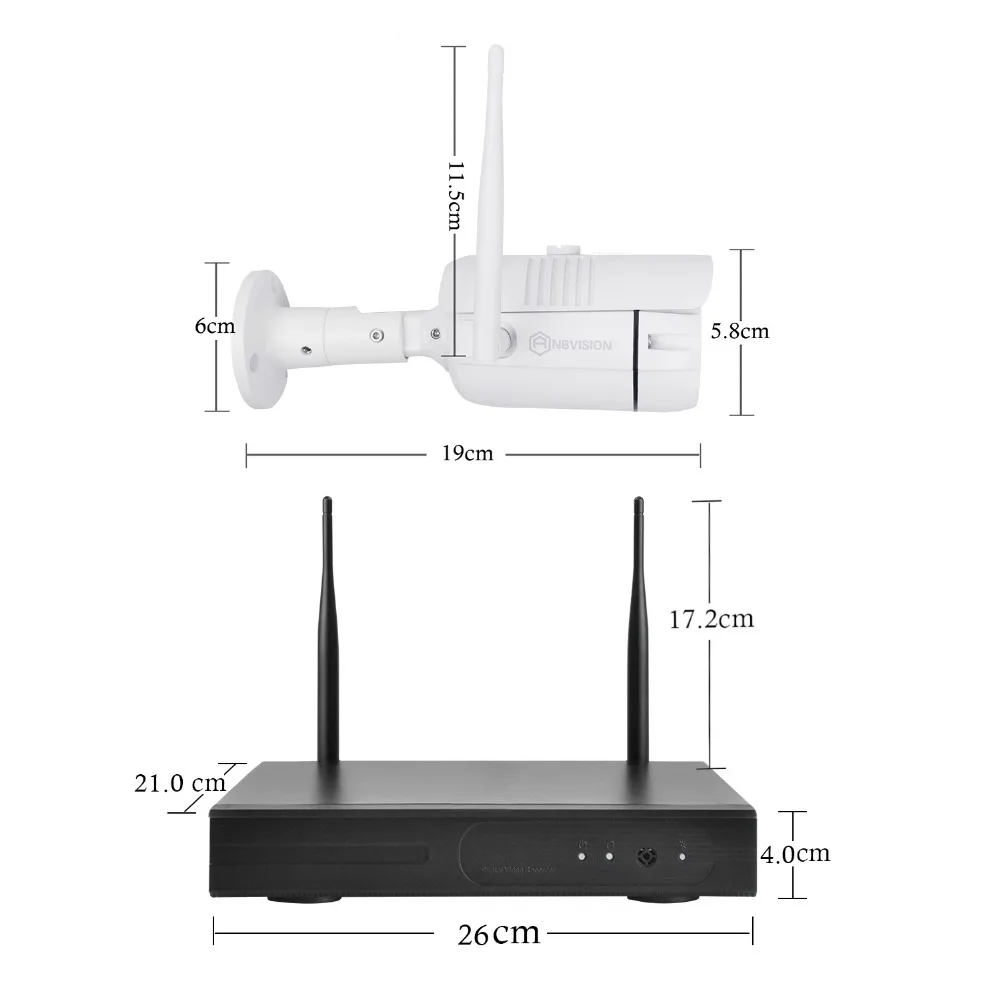 Eyessys 4/8CH 1080 P Беспроводной NVR CCTV Системы Wi Fi 4/6/8 шт. 960 водонепроницаемый P2P Пуля IP