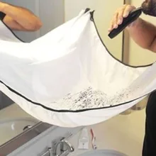 Человек понджи средства ухода за бородой передник для бритья Bib триммер для лица Парикмахерская накидка Раковина Черный бритвенный инструмент для очистки бытовой очистки