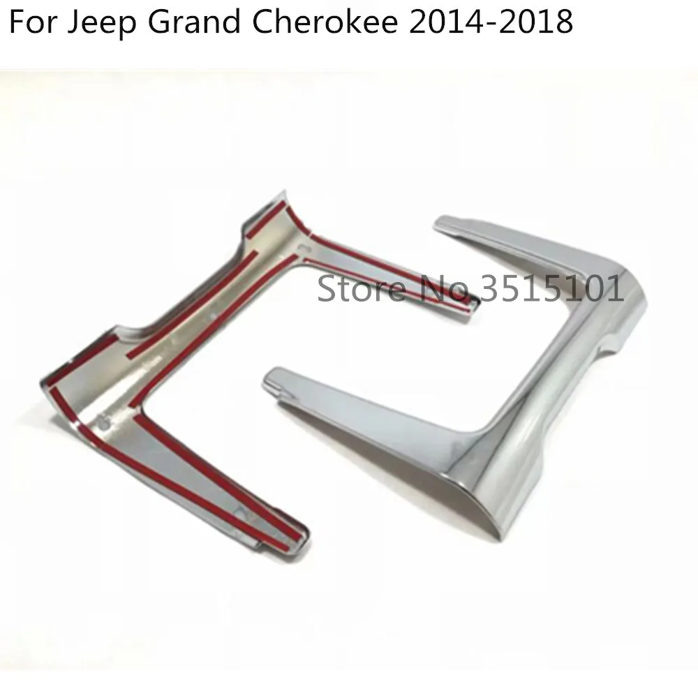 Накладка на заднее сиденье автомобиля 2 шт. для Jeep Grand Cherokee 2014 2015 2016 2017 2018|Лепнина