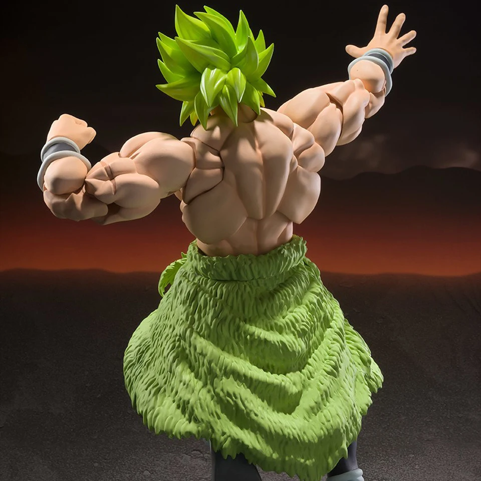 Tronzo Original Tamashii Nations Bandai S.H. Figuarts SSJ Broly Full Power Dragon Ball Super Broly SHF PVC Action Figure Toys