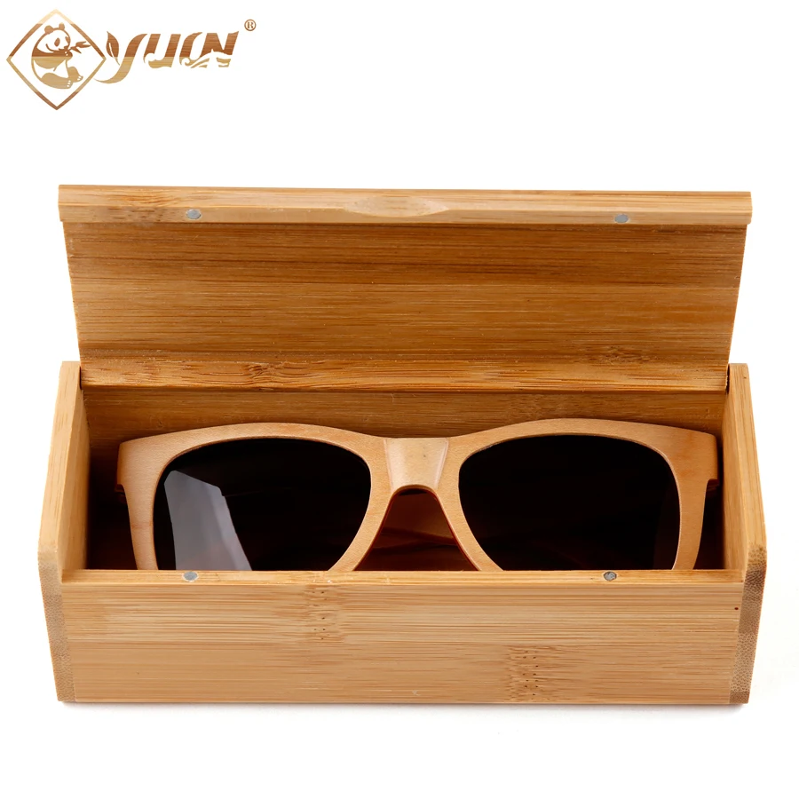

High quality sunglasses bamboo casess handmade bambu cases box for glasses custom logo available