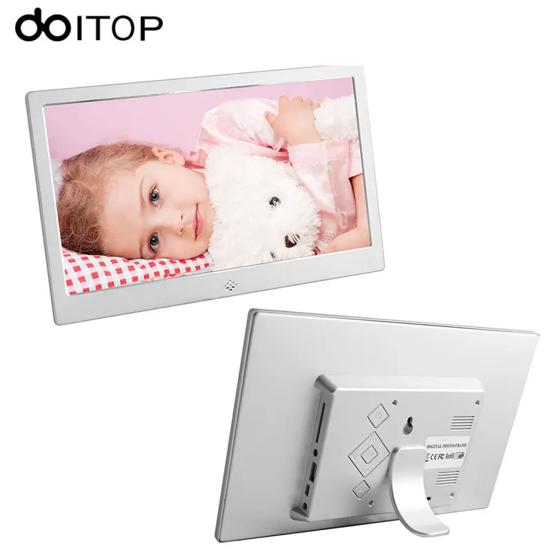 

10 inch LED LCD Digital Photo Frame Ultrathin HD Electronic Frame Album MP3 Music MP4 Movie Player with Remote Control C4