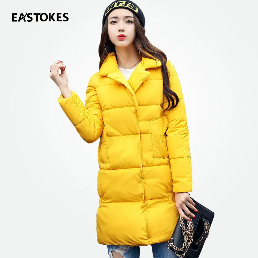2017 Women Winter Coat Ladies Turn Down Collar Jackets Thick Warm