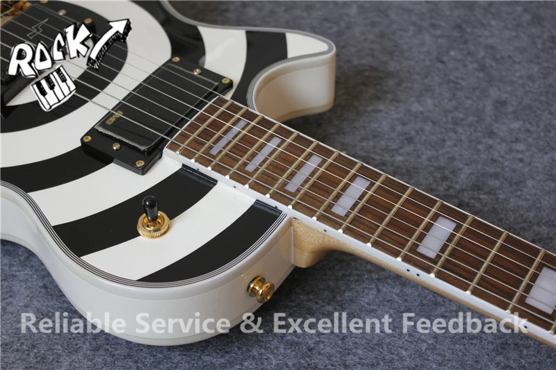 Custom Shop Zakk Wylde Bullseye Guitar Left Hand Body Maple Neck
