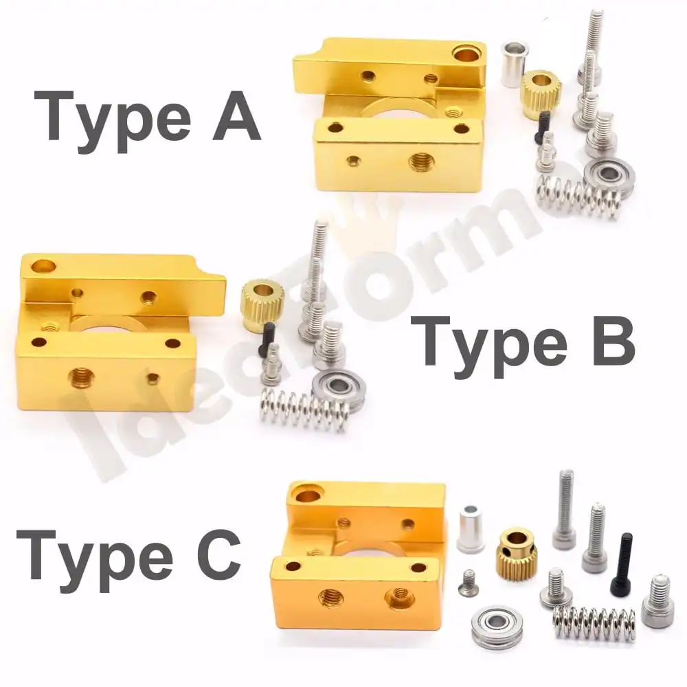 Mk8 Extruder Feeder Kit Left Right Handle With Aluminum Cover