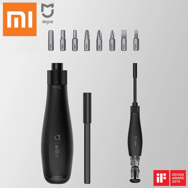 

Xiaomi Mijia wiha 8in1 Household Ratchet screwdriver Repair Tools Kit Screwdrivers Fit Phillips PH123 Hexagon H456 Samart Remote