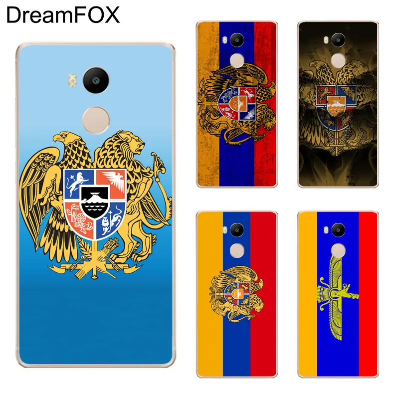 DREAMFOX K021 армянская символы логотип Мягкие TPU силиконовый чехол для Xiaomi Redmi Note 3 4 5