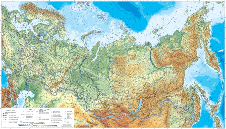 Карта россии со всеми границами