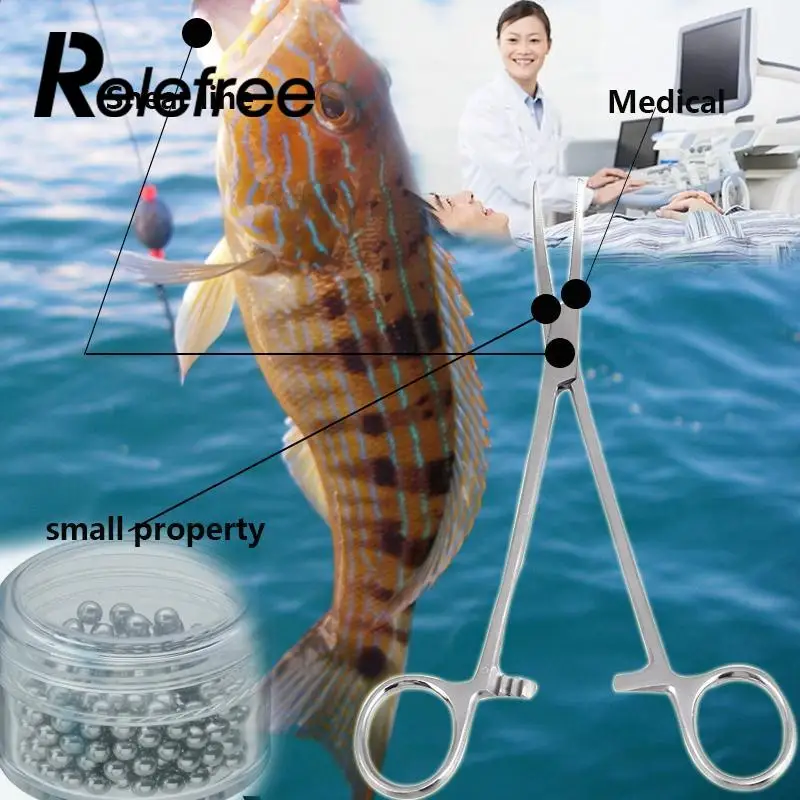 Buy 18cm Elbow Scissors Hemostat Fish Braid Line Hook