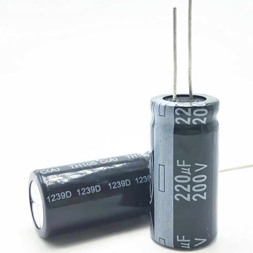 

Best quality 200V 220UF 18*30MM 20% RADIAL aluminum electrolytic capacitor 220000nf 200V220UF