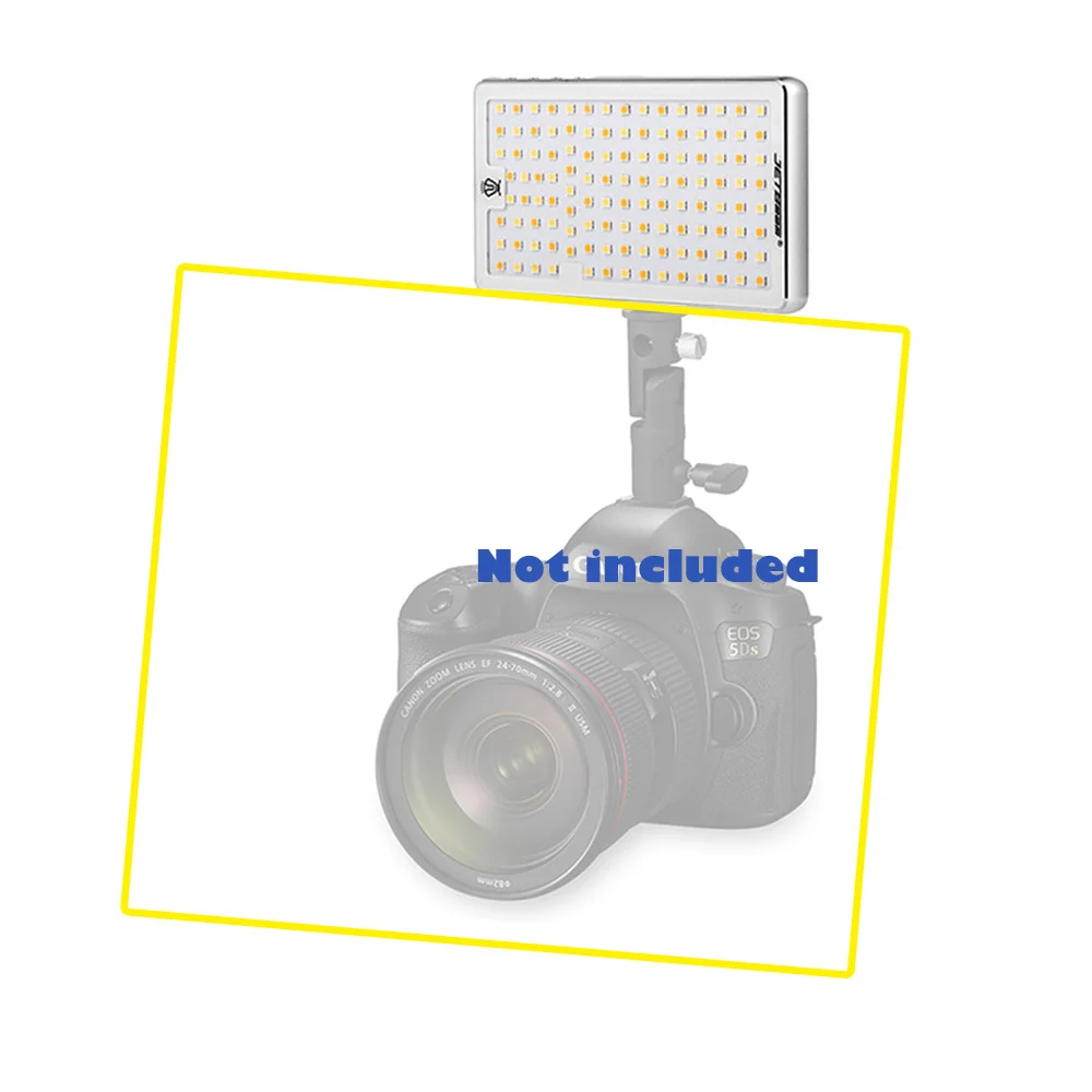 

JETBeam FL-12 Fill Light New Dimmable 120 LED Photo Video Fill Light Lamp multi-function portable fill light also a power bank