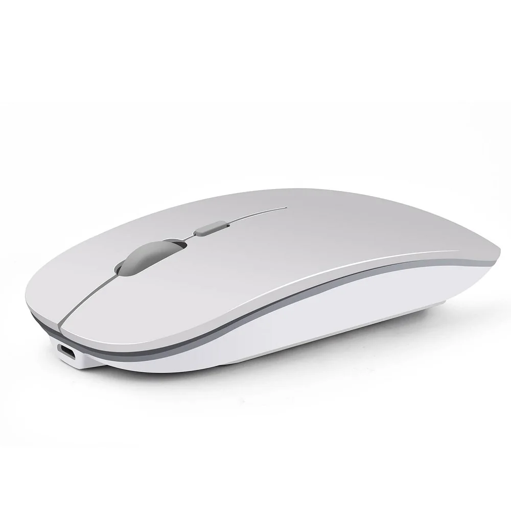 

Fanshu Wireless Mouse Silent 2 Modes 2.4G Bluetooth Mouse 4.0 Computer Mause Rechargeable USB Mice Ergonomic for PC Laptop