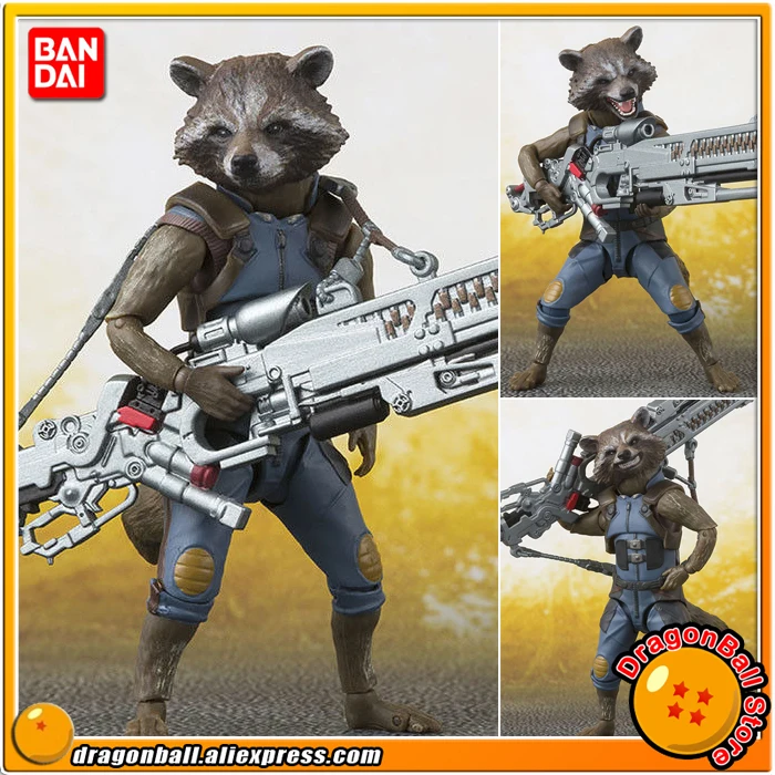 

100% Original BANDAI SPIRITS Tamashii Nations S.H. Figuarts / SHF Exclusive Action Figure - Rocket Raccoon