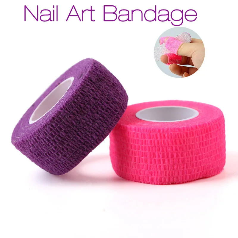 New Nail Art Bandage DIY Nail Protector Self adhesive Elastic Nail Art