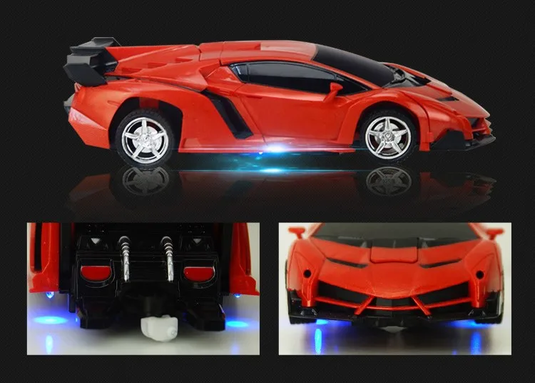 Skup Rc Transformer 2 w 1 RC samochód napędowy samochody sportowe napęd robot transformujący się w modelach zdalnie sterowanym samochodowym RC walczący z zabawkami