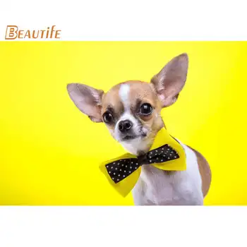 

Custom Chihuahua Dog Poster Cloth Silk Poster Home Decoration Wall Art Fabric Poster Print 30X45cm,40X60cm.50X75cm,60X90cm