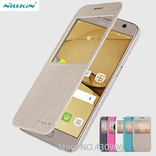 Nouvelle Arrivée Nillkin Pour Samsung Galaxy S7/G9300Case Hight Qualité Intelligent En Cuir Téléphone Case Sommeil Fonction Fenêtre Ouverte Couverture
