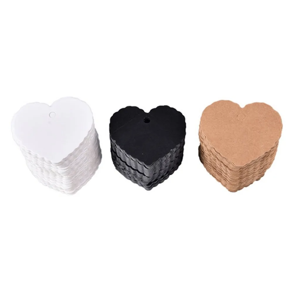 

Kraft Paper Heart-shaped Small Label Diy Jewelry