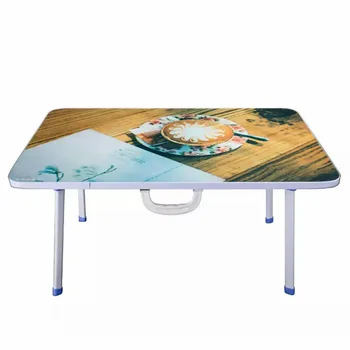 

New portable cartoon bed computer desk folding table home computer desk dormitory artifact lazy computer desk