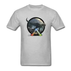 Ark Survival Evolved футболка на заказ с коротким рукавом мужская футболка поп Рашгард 3XL хлопковые футболки