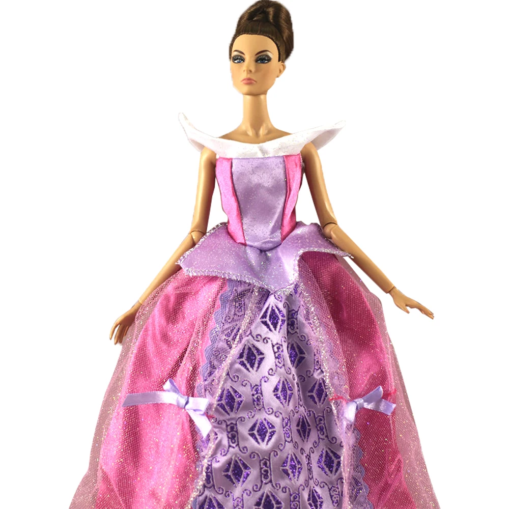 NK Принцесса Рапунцель кукла платье сказки Кукольное платье Косплей Плащ наряд для куклы Барби аксессуары DIY игрушки 05D