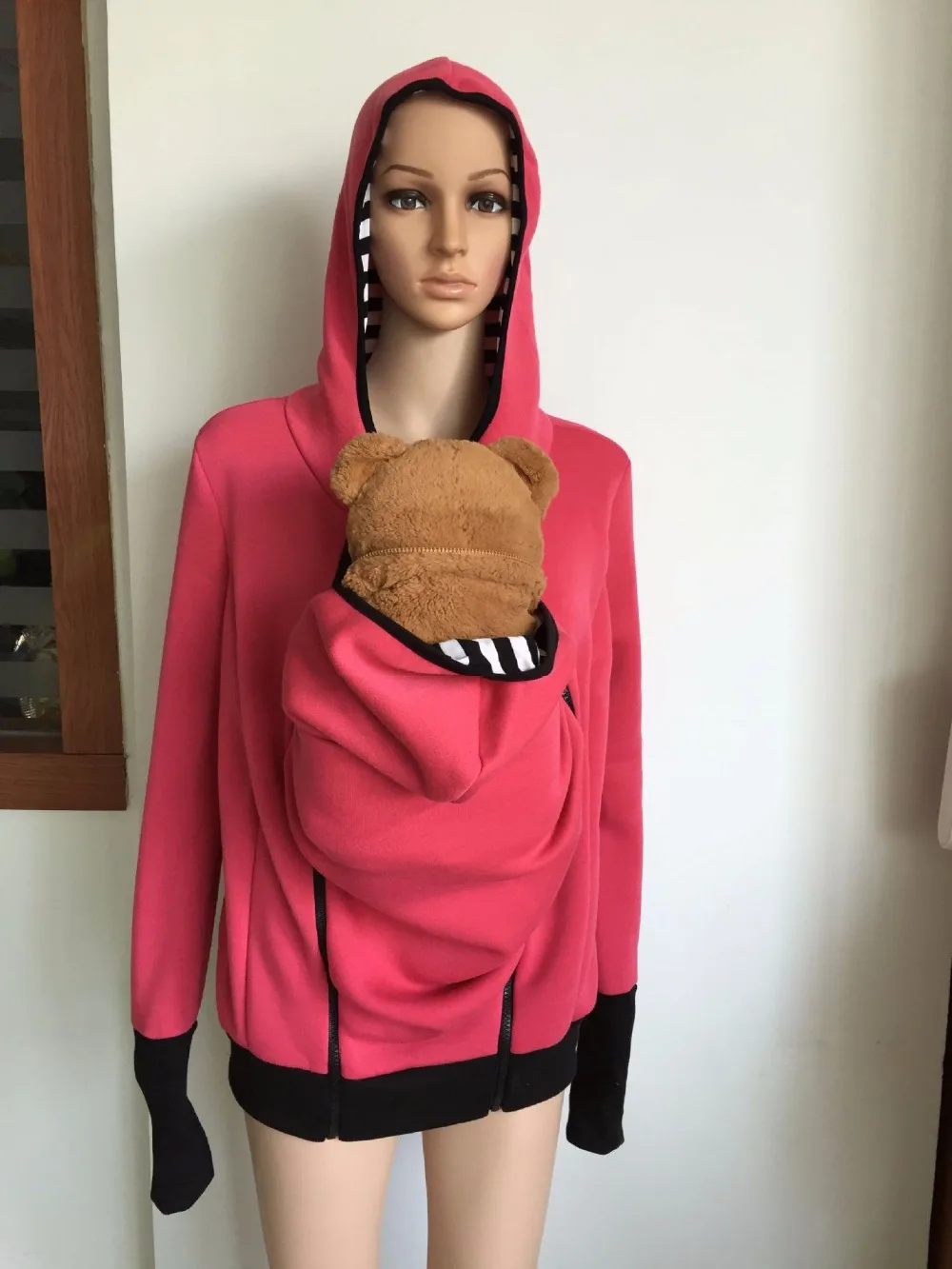 HGTE/Модная многофункциональная переноска-кенгуру с капюшоном, повседневные женские толстовки с капюшоном, куртки на молнии для беременных женщин, толстовки