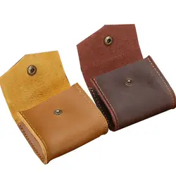 Мини-кожаный кошелек форма сумка для хранения купюр маленькая ретро Сумка для документов 8*3,5*7,5 см уголок радости