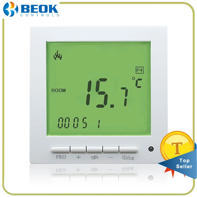 Beok TOL63S-WP ЖК дисплей Зеленый Подсветка температура контроллер 3A нагрева