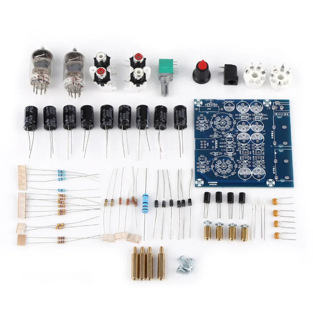 

1 Set 6J1 Vacuum Electron Tube Valve Preamp Amplifier Board Headphone Amp Parts Musical Fidelity Kit