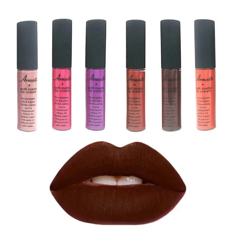 

Long Lasting Waterproof Liquid Matte Lipstick Lip Gloss Cosmetics