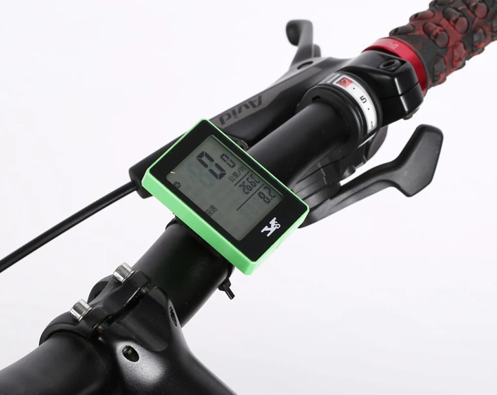 Водонепроницаемый беспроводной Велосипедный компьютер велосипедный одометр спидометр сенсорная кнопка ЖК-подсветка секундомер с подсветкой