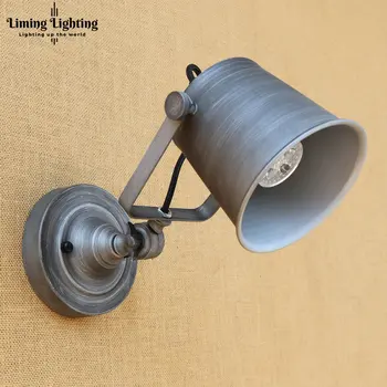 

Retro Vintage LED Wall Lights Fixtures Bearoom Home Lighting Loft Industrial Wall Sconce Applique Murale Beside Lamp