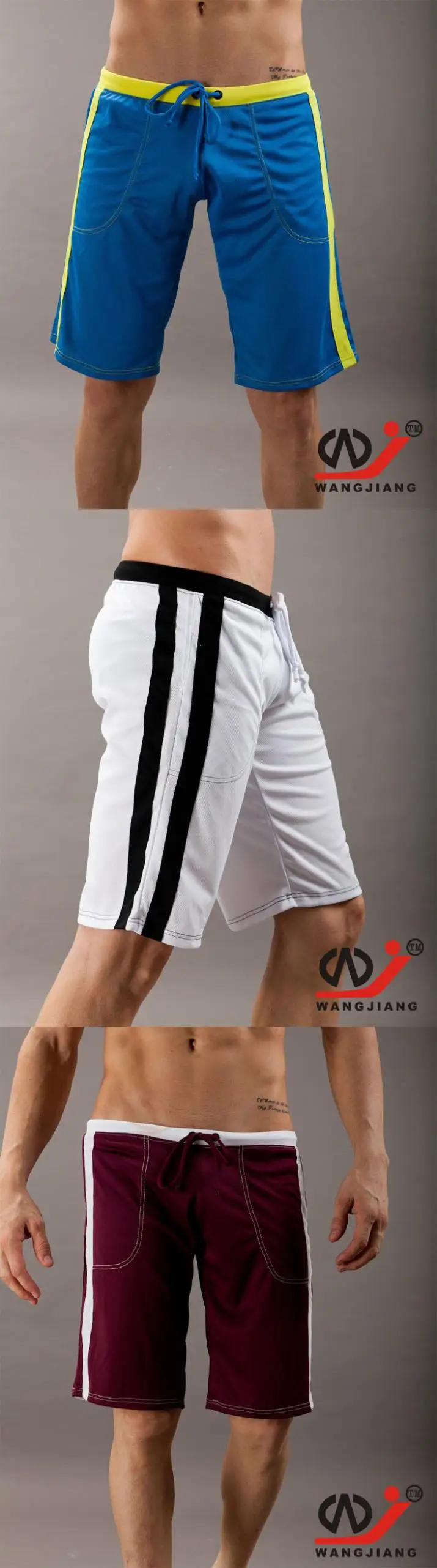 Wangjiang бренд мужчины баскетбол спортивные шорты человек тренажерный зал теннис бег трусцой короткие брюки-карго тренировки тренировочные
