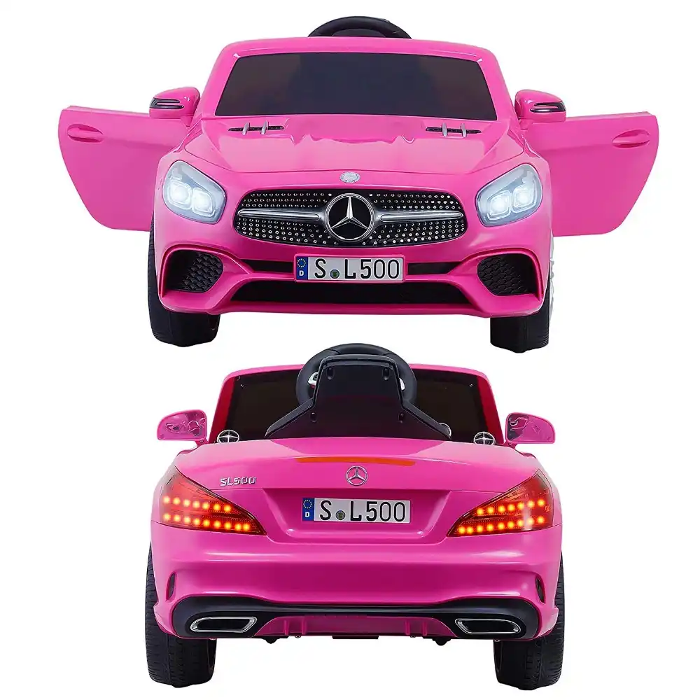 uenjoy kids ride on cars 12v electric with remote control 2 speed pink