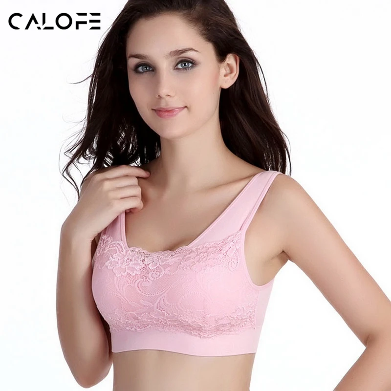 CALOFE Fitness Yoga Bra Sportwear Padded Push Up