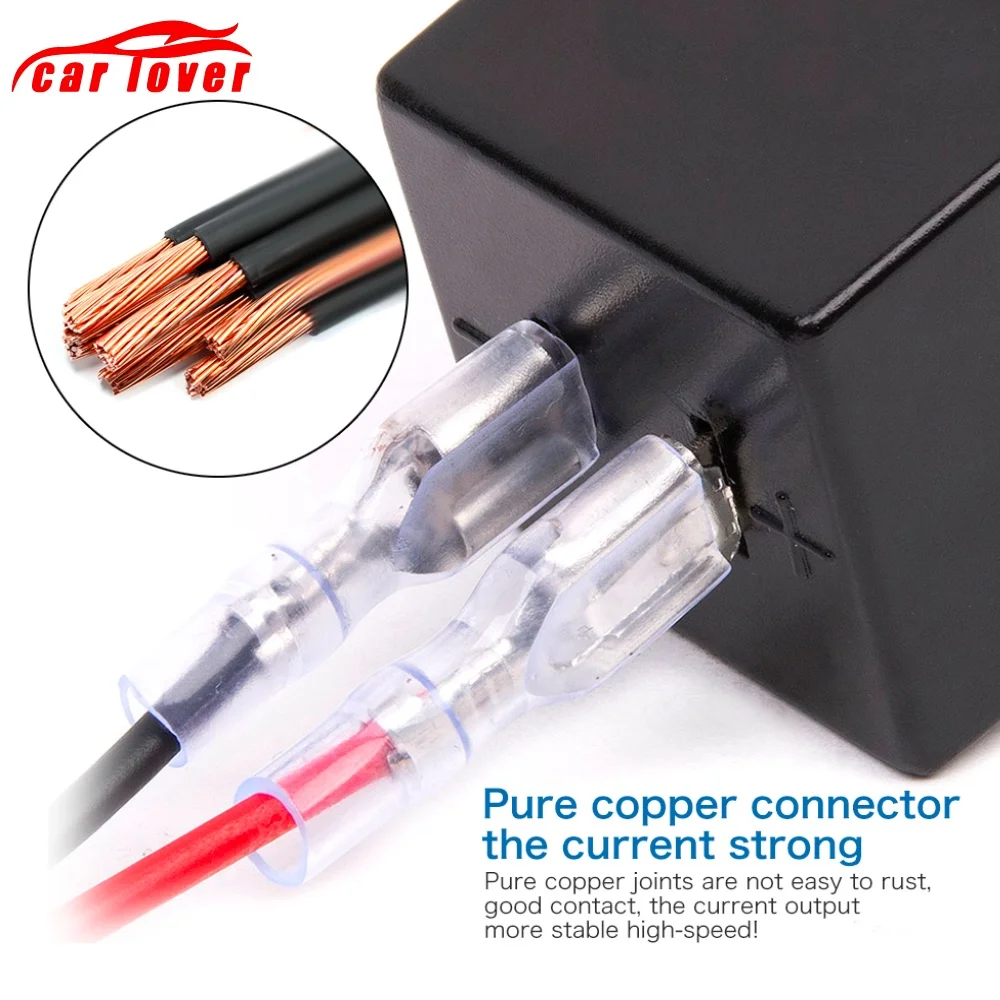 1A 5V 2.1A двойной USB разъем зарядного устройства Красный светодиодный цифровой